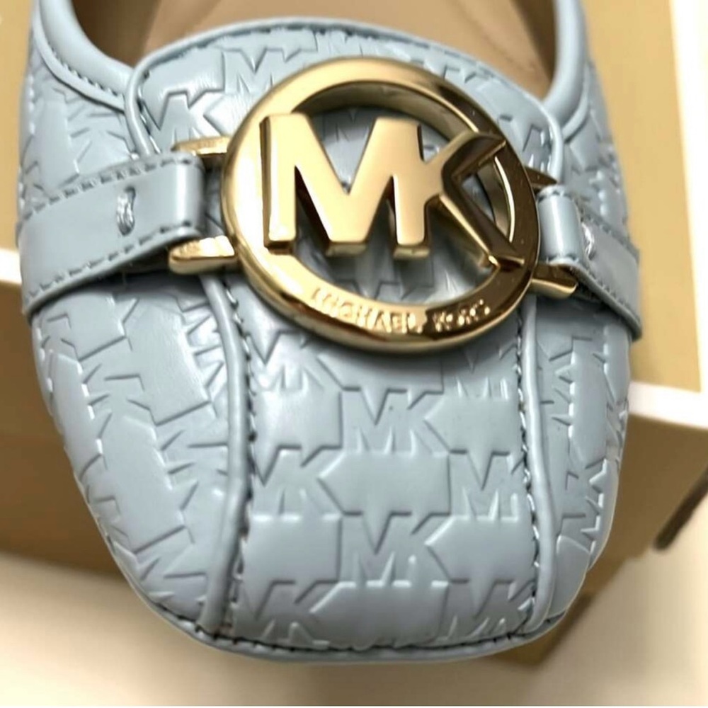 NIB MICHAEL KORS 
Embossed Moccasin Loafer Flat vista blue size 9.5 M - Picture 6 of 7